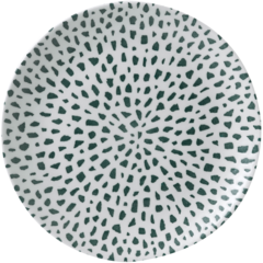 TZGREVP Tallrik Terrazzo Grön