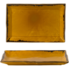 HVMUDR Tallrik Rekt. Harvest Mustard