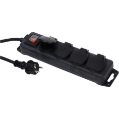 4020092591 Grenuttag IP44 4-Vägs 3m