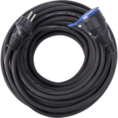 4000124051 Skarvsladd 3G1.5 Svart 5m