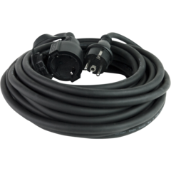 14402251 Skarvsladd IP44 Svart 25m