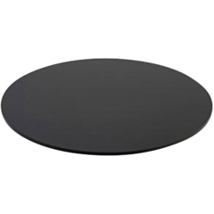 TD9242 Displayfad Plexi Sort Ø 30cm