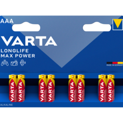4703101418 Batteri AAA Varta Longlife Max Power 8-pack