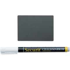 TAGA8WT Securit Griffelskylt A8