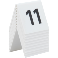 TN1120WT Bordsskylt Siffror 11-20 Securit