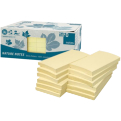 15565511 Notisar Gul 125x75mm i Box