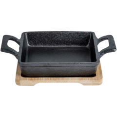 B4881023 Serveringsform med Träbas Cosy & Trendy 13x13cm