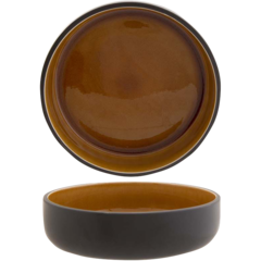 B9118116 Tallrik Djup Brun Ø16,3cm