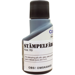 5501141 Stämpelfärg R9 250ml Svart*
