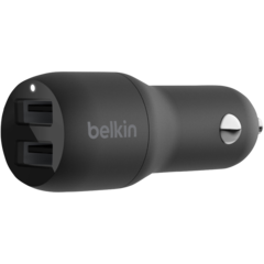 CCB001BTBK Billaddare Dual Usb-A 12W X2