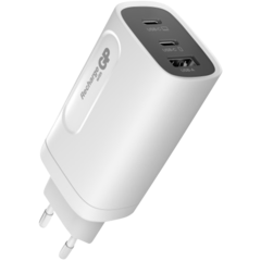 GP405186 Väggladdare USB-C+ USB-A Vit