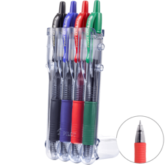 551652 Gelbläckpenna G2 Set2Go 4-Pack