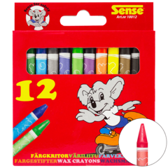 100120 Kritor Blandade Färger 12-p