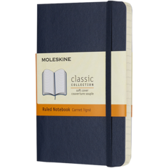 BNT360139 Anteckningsbok Med bokmärkesband Linjerad Svart 9x14cm