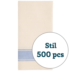 160621 Servett Stil Rustik Blå 48x48c