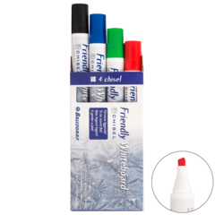 17150 Whiteboardpennor Set Ballograf Friendly Chisel 2-5mm