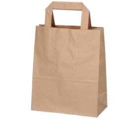 591859-1 Papirpose Brun 3L 180x90x220mm