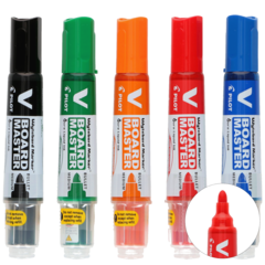 358371 Whiteboardpenna Pilot V-Board Master konisk 5 färger