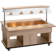 BA125631 Buffet Cart with Heat Retention for Kids Bartscher 4xGN 1/1