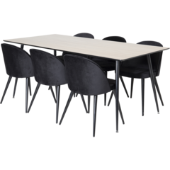 VD1953199680 Matgrupp Silar+Velvet 180x90cm