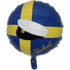 HIS64558 Folieballong Blå 6-Pack 46cm