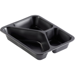 119162152 Duniform Caterline 3-Compartment Black 227x178x40mm