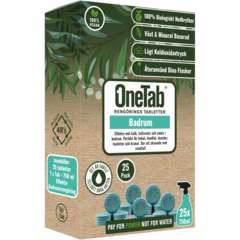 201-01 Rengöringstablett OneTab Badrum 25-pack