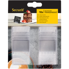 TAGHLDTR Securit Skiltholder Transparen