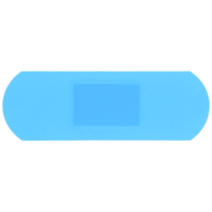 419016020 Plåster Detekterbar Blå 7x2,5cm DectaSafe