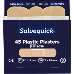 106280 Plåsterrefill Salvequick 6036 plast 6x45st/fp