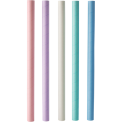 8802401 Bubble Paper Straws 12x200mm 5 Colors