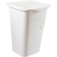 LUN410600209 Tvättkorg Rekt Vit 50L