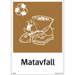 LUN566766172 Dekal Matavfall Systemtext 148x210mm