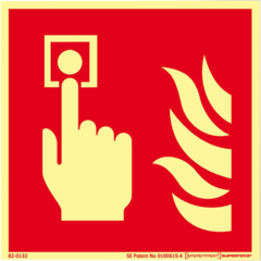 LUN566765020 Skylt Brandlarm Supernova