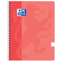 400118801 Spiralblock Oxford Touch Linjerat Orange A4