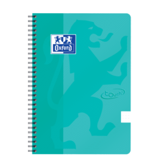 400118806 Spiralblock Oxford Dots Prickat Turkos B5