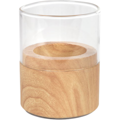 119195781 Candle Holder Duni Neat Light Wood 70x61mm
