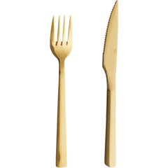 AI15515 Stekset Raw Guld 8-delar