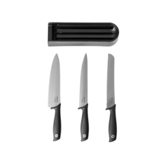 BRA123023 Tasty+ Knivblokk med 3 Kniver