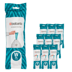 BRA137884 Avfallspåsar Brabantia W 5L 10x20st