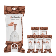 BRA138669 Avfallspåsar Brabantia L 40-45L 6x20st