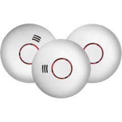 601177 Trådlös brandvarnare Housegard Origo 3-pack