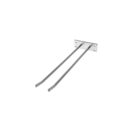 HDL130SW Glashängare Vägg Silver 3 glas