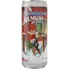 26565 Julmust Sockerfri Apotekarnes 33cl