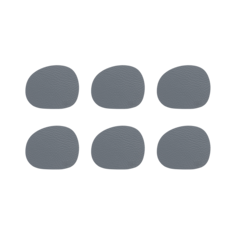 AI15661 Raw Glassunderlag i skinn 6-pa
