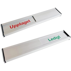 6705121 Sign Sliding Panel Available/Occupied 200x40mm