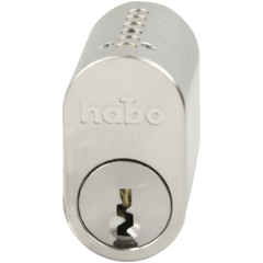 HAB12356 Cylinder 65537x3 Krom/B.Krom