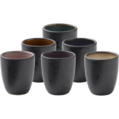 BI821244 Espressokopp Bitz Svart 6-Pack