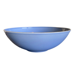 BLO1451K901 Skål Blocho Royal Blå med prickar och rand 21cm