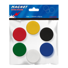 3CM6NBNSMIXED Magnet 30mm Färgmix